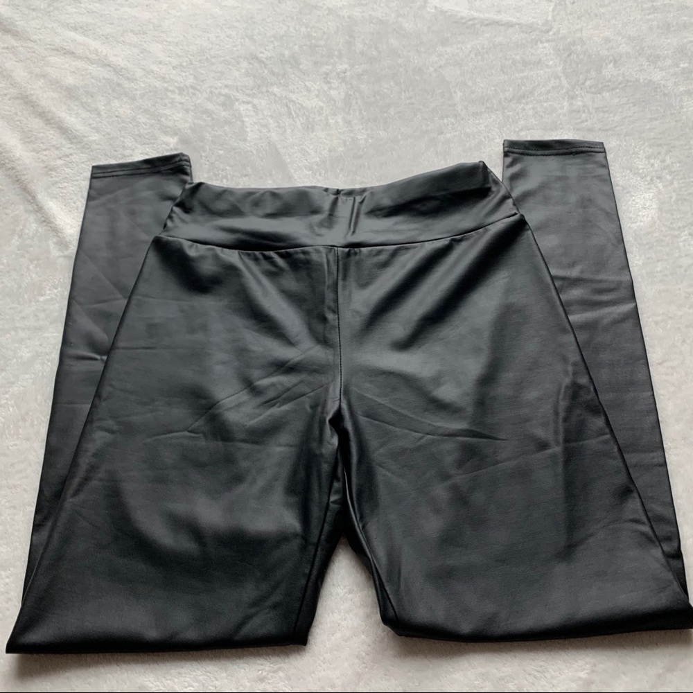 Leather pants from shein